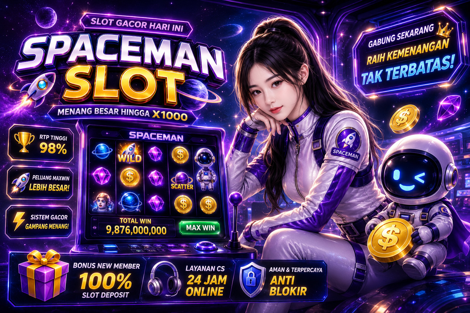 Tips Aman Memilih Situs Spaceman Berkualitas